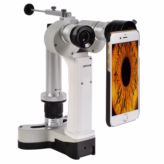 Fácil operação Mecanmed biomicroscópio oftálmico preço barato lâmpada de fenda portátil com alta qualidade
